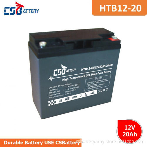 CSBattery 12V20Ah 3 Years Warranty GEL Battery for Power-Tools/water-pump/hardware/Electric-Forklift-Truck